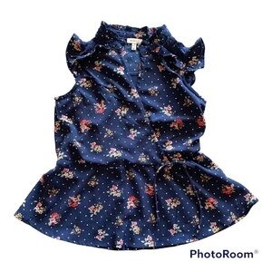 MONTEAU-GIRLS BLUE TOP-SIZE XL